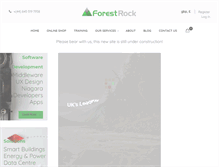 Tablet Screenshot of forestrock.co.uk